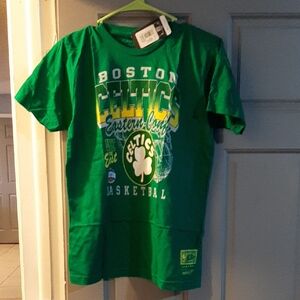 Mitchell & Ness Green Short Sleeve Tees